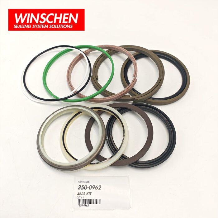 350-0962 Boom Cylinder Seal Kit for Caterpillar Excavators 320D 320D2 323D - gallery image 4