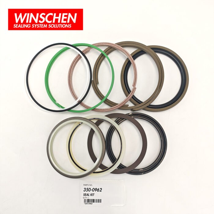 350-0962 Boom Cylinder Seal Kit for Caterpillar Excavators 320D 320D2 323D - gallery image 3