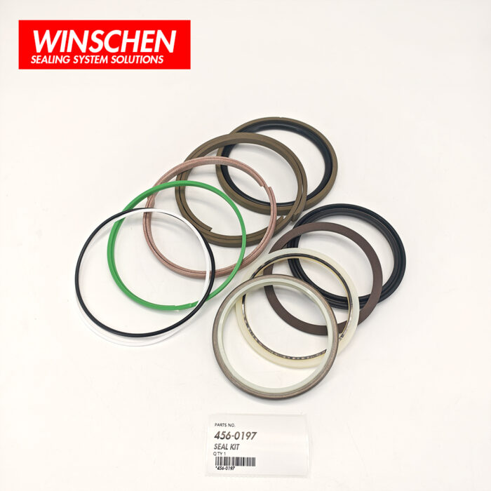 456-0197 BOOM CYLINDER SEAL KIT 2 456-0197 Boom Cylinder Seal Kit for Caterpillar Excavators 320D 320E 323D - gallery image 2