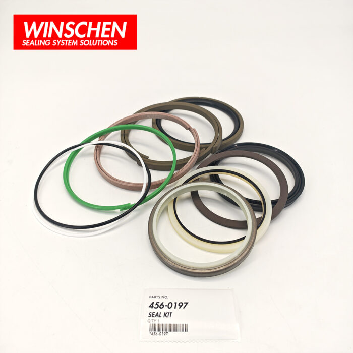 456-0197 BOOM CYLINDER SEAL KIT 3 456-0197 Boom Cylinder Seal Kit for Caterpillar Excavators 320D 320E 323D - gallery image 3