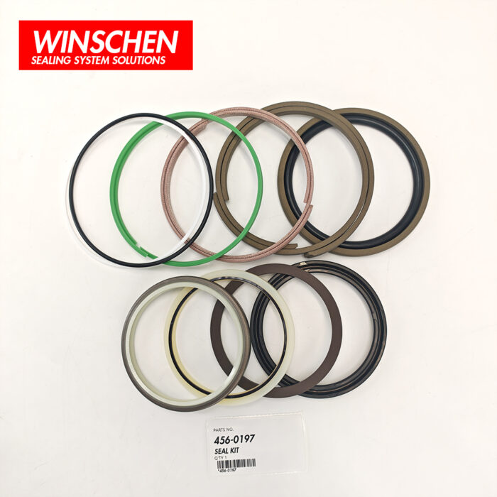 456-0197 BOOM CYLINDER SEAL KIT 5 456-0197 Boom Cylinder Seal Kit for Caterpillar Excavators 320D 320E 323D - gallery image 5