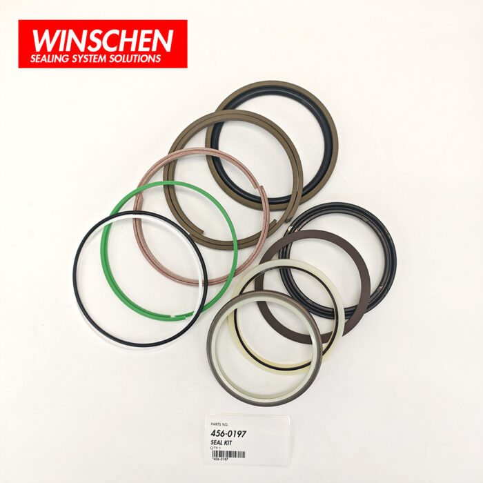 456-0197 BOOM CYLINDER SEAL KIT 456-0197 Boom Cylinder Seal Kit for Caterpillar Excavators 320D 320E 323D