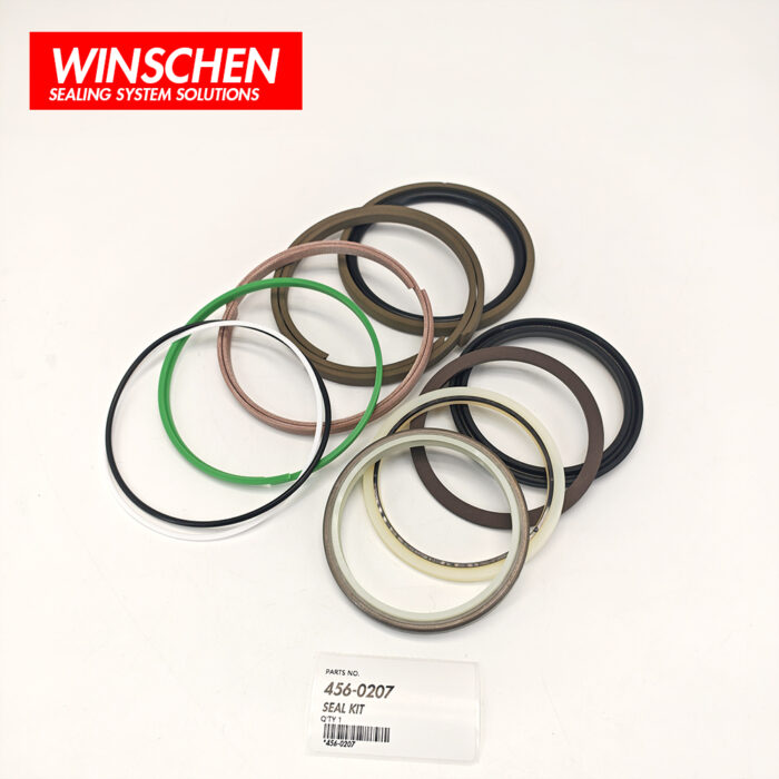 456-0207 BUCKET CYLINDER SEAL KIT 2 456-0207 Bucket Cylinder Seal Kit for Caterpillar Excavators 320D 320E 323D - gallery image 2