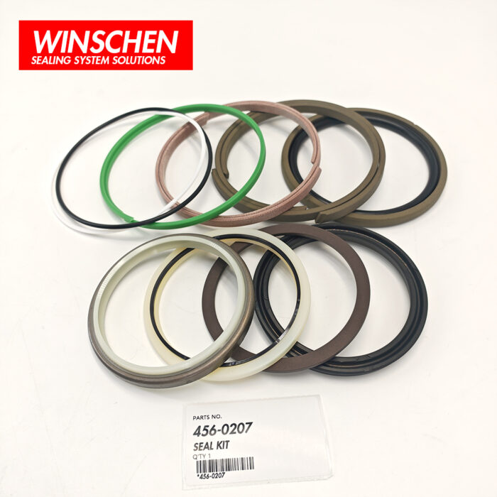 456-0207 BUCKET CYLINDER SEAL KIT 4 456-0207 Bucket Cylinder Seal Kit for Caterpillar Excavators 320D 320E 323D - gallery image 4