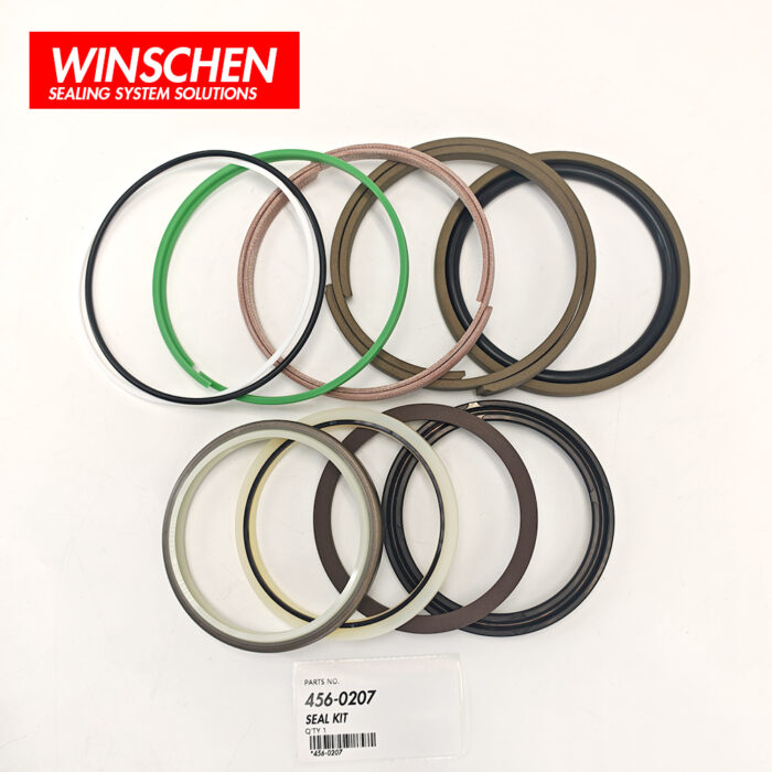 456-0207 BUCKET CYLINDER SEAL KIT 5 456-0207 Bucket Cylinder Seal Kit for Caterpillar Excavators 320D 320E 323D - gallery image 5