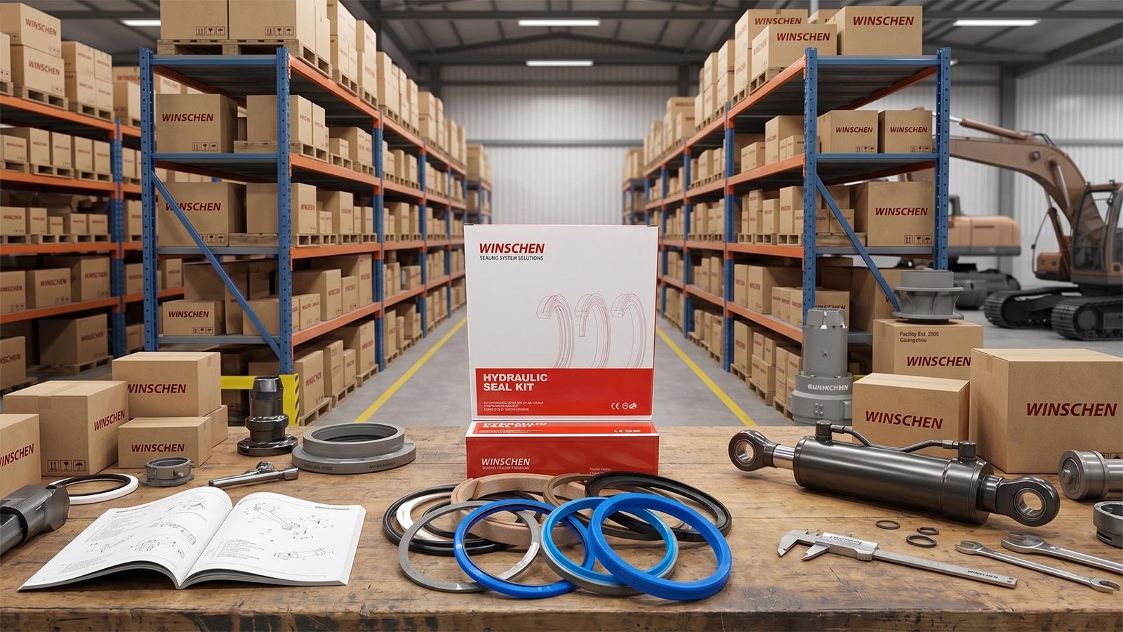 Winschen hydraulic cylinder seal kits