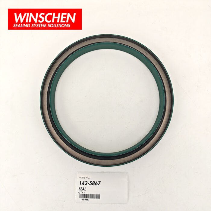 142-5867 SEAL-CRANKSHAFT 3 142-5867 Caterpillar Crankshaft Seal seals close-up