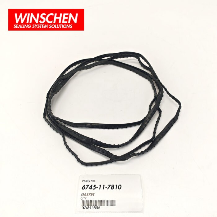 6745-11-7810 GASKET 2 6745-11-7810 Komatsu Gasket front view