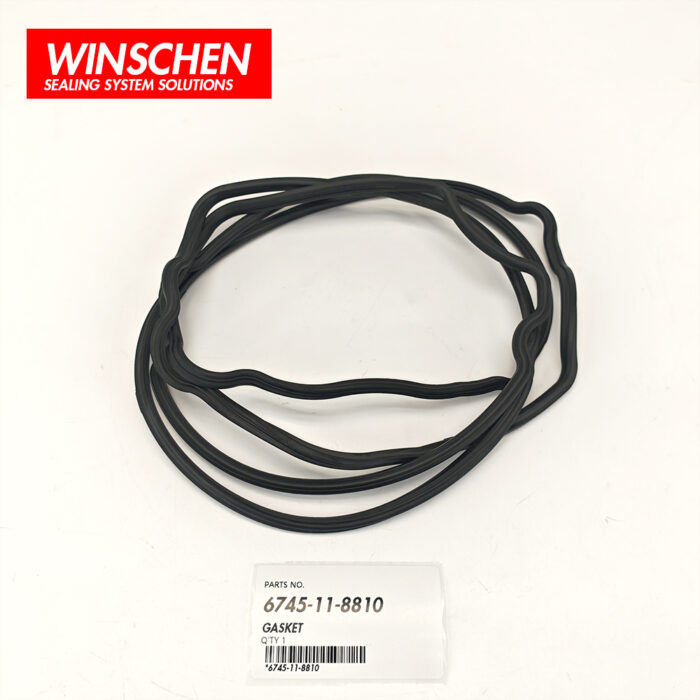 6745-11-8810 GASKET 2 6745-11-8810 Komatsu Gasket front view