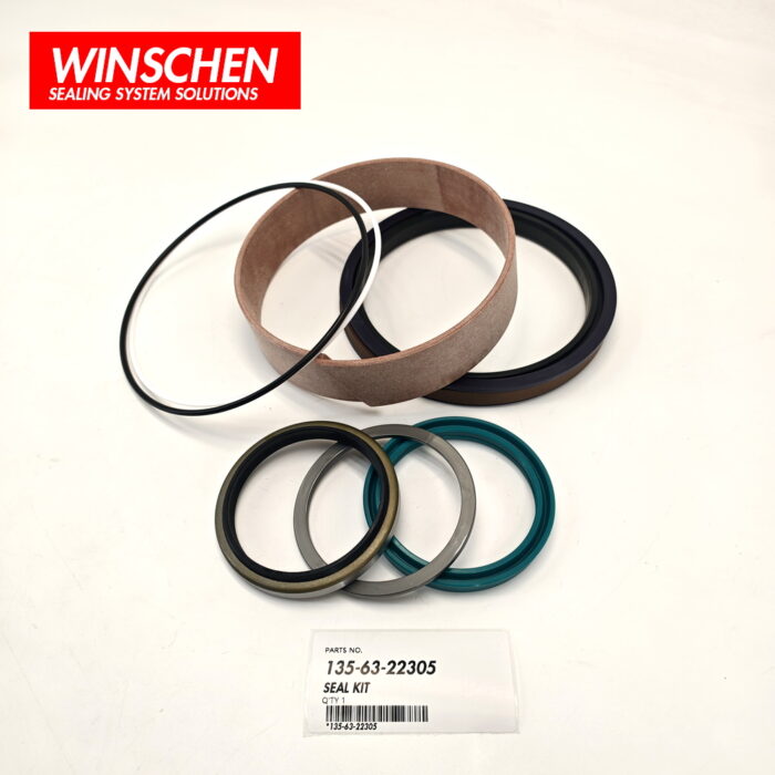135-63-22305 LIFT CYLINDER SEAL KIT (4) 135-63-22305 Lift Cylinder Seal Kit components for Komatsu D57S-1