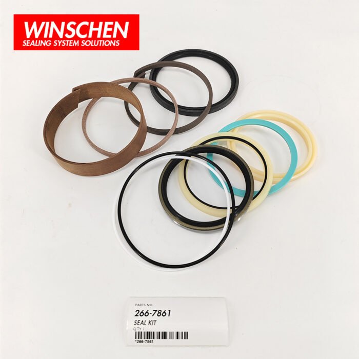 Caterpillar 266-7861 Boom Cylinder Seal Kit Aftermarket Replacement Caterpillar 266-7861 boom cylinder seal kit aftermarket replacement