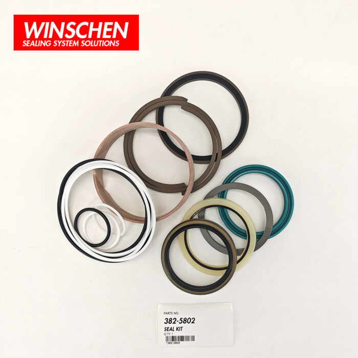 382-5802 Stick / Arm Cylinder Seal Kit for Caterpillar 308E 308E CR 308E2 CR Excavators