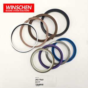 393-7949 Stick Arm Cylinder Seal Kit for Caterpillar 312D 312E 314E CR Excavators