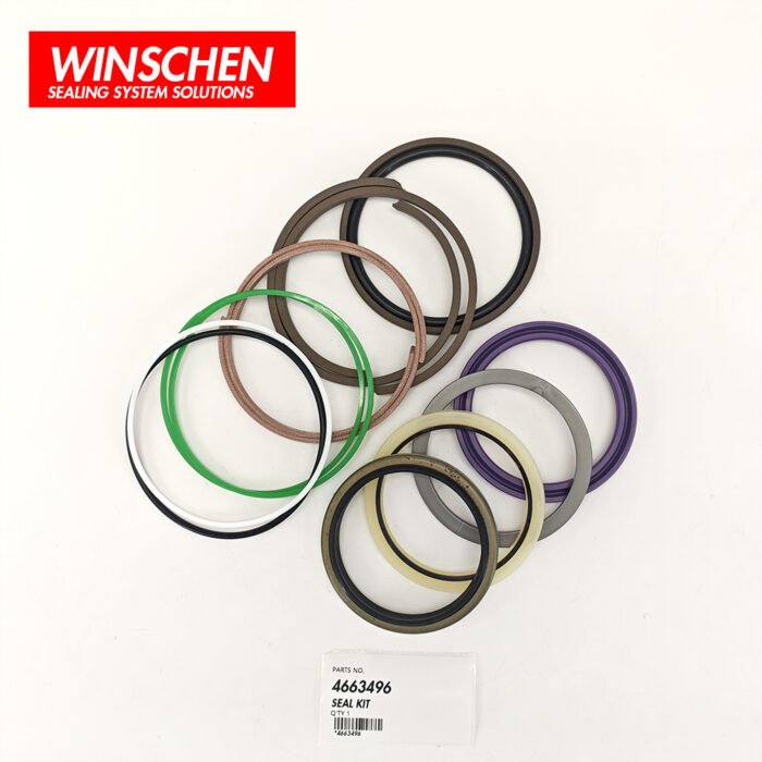 4663496 Hydraulic Bucket Cylinder Seal Kit for Hitachi ZX130-3 Excavators