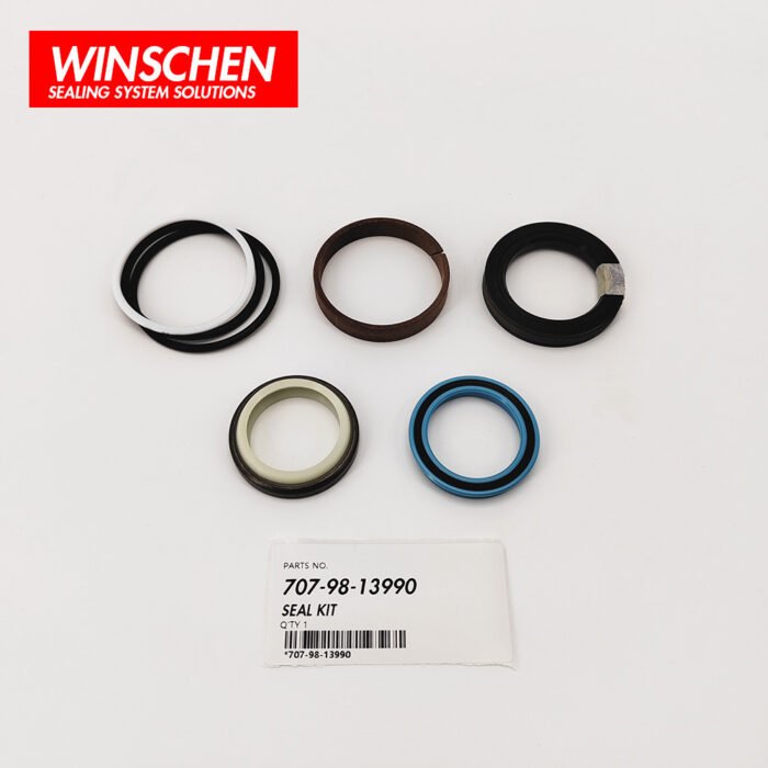 707-98-13990 Hydraulic Bucket Cylinder Seal Kit Components 707-98-13990 hydraulic bucket cylinder seal kit components for Komatsu equipment