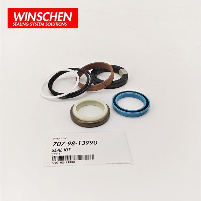707-98-13990 Bucket Cylinder Seal Kit for Komatsu PC26MR PC27MR Mini Excavators 707-98-13990 bucket cylinder seal kit for Komatsu PC26MR PC27MR mini excavators
