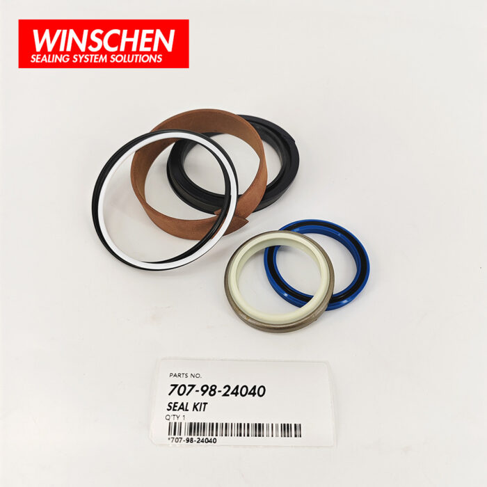 707-98-24040 DRAWBAR SHIFT CYLINDER SEAL KIT 2 707-98-24040 Komatsu Drawbar Shift Cylinder Seal Kit product image