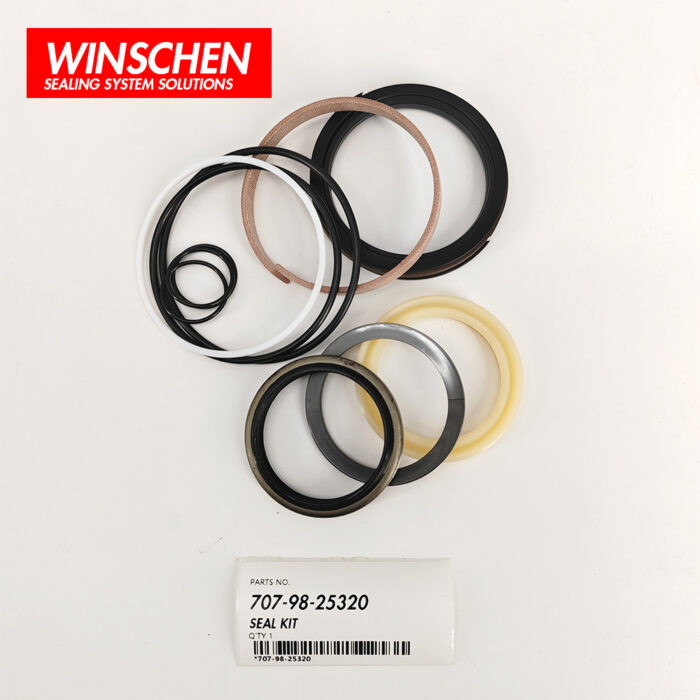 707-98-25320 BLADE CYLINDER SEAL KIT (1) 707-98-25320 Blade Lift Cylinder Seal Kit for Komatsu GD555 GD655 GD675 Motor Graders