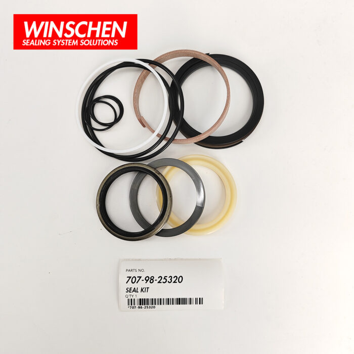 707-98-25320 BLADE CYLINDER SEAL KIT (3) 707-98-25320 Hydraulic Blade Lift Cylinder Seal Kit for GD555 GD655 GD675