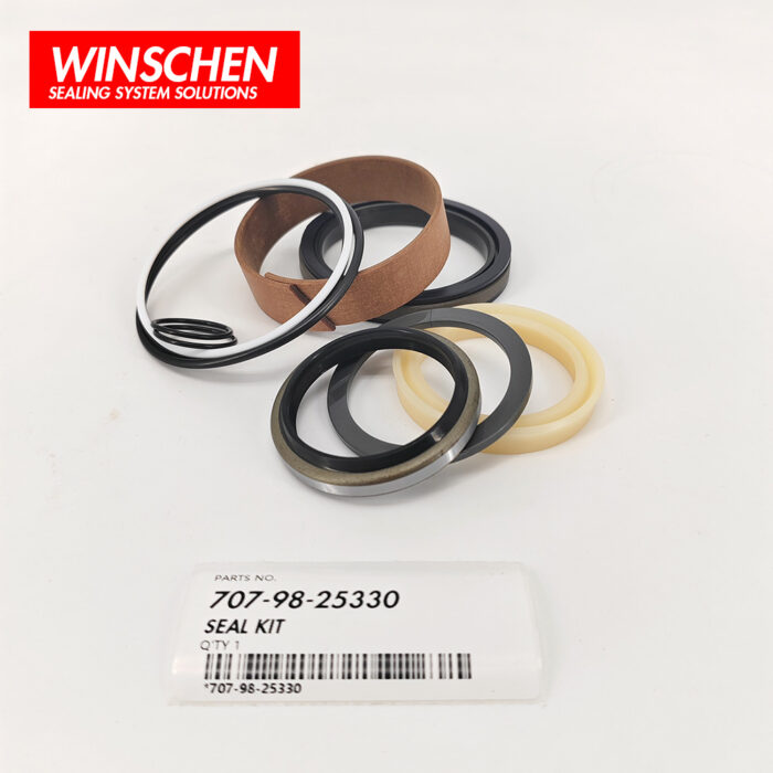 707-98-25330 BLADE CYLINDER SEAL KIT (3) 707-98-25330 Hydraulic Blade Side Shift Cylinder Seal Kit for GD555 GD655 GD675