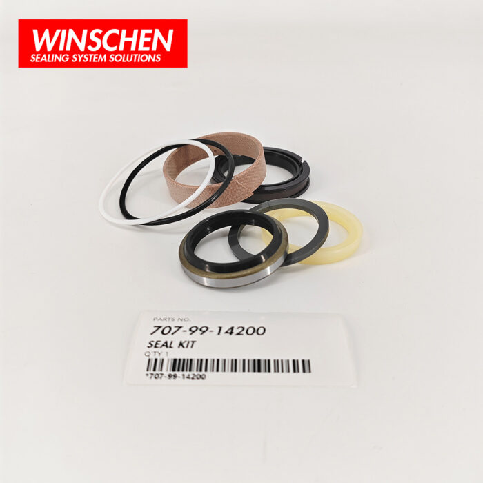 707-99-14200 STEERING CYLINDER SEAL KIT 3 707-99-14200 Hydraulic Steering Cylinder Seal Kit for WA100 WA120 WA150 WA180