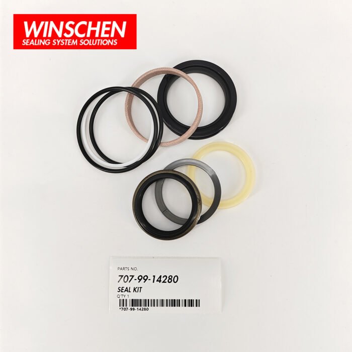 707-99-14280 Steering Cylinder Seal Kit for Komatsu WA100 WA120 WA150 WA180 Wheel Loaders