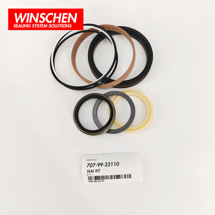 707-99-32110 DUMP CYLINDER SEAL KIT (3) 707-99-32110 Hydraulic Dump Cylinder Seal Kit for WA100 WA120 WA470