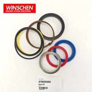 878000486 shovel lifting cylinder seal kit for Komatsu WB97S-2, WB140-2 & WB150-2 backhoe loader