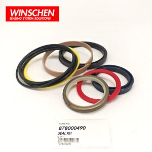 878000490 Komatsu arm cylinder seal kit components