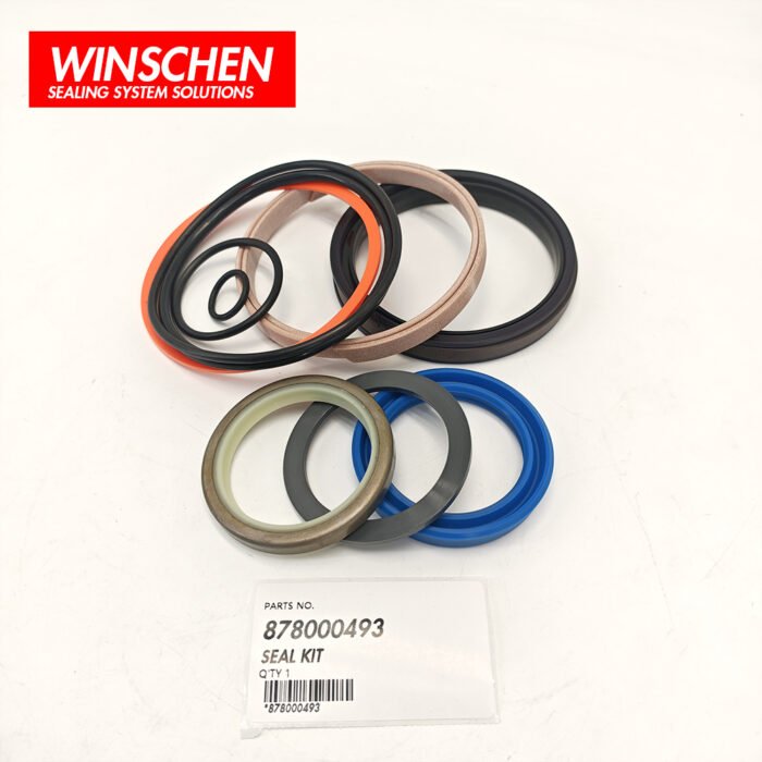 878000493 Komatsu boom swing cylinder seal kit components