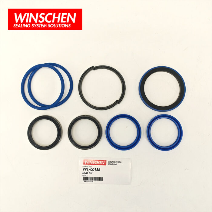 991-00156 Steering CYLINDER SEAL KIT 3 991/00156 Hydraulic Steering Cylinder Seal Kit for JCB 3CX backhoe loader