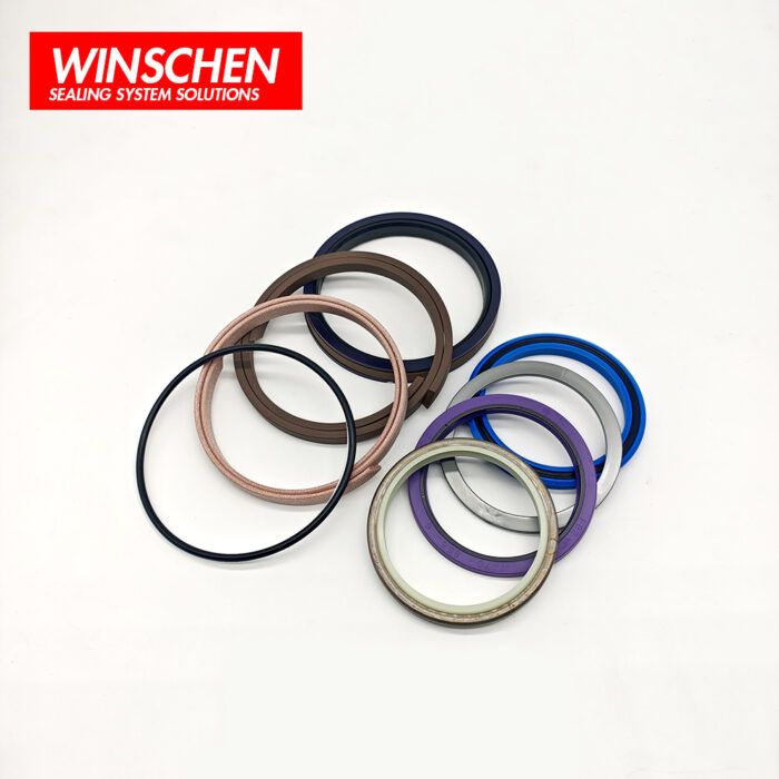ZA00001294 Hitachi ZX130-5A Boom Cylinder Seal Kit front view
