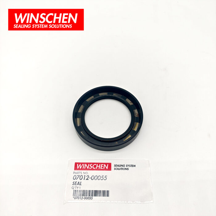07012-00055 Oil Seal for Komatsu - rear angled view