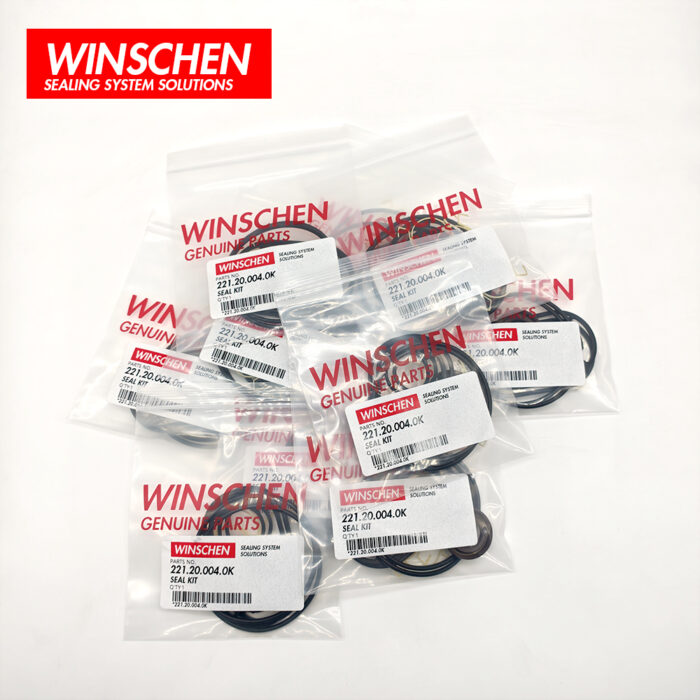 WINSCHEN 221.20.004.0K gear motor seal kit packaging for Danfoss SNM2