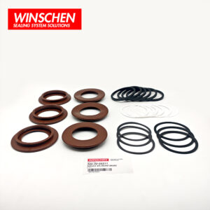WINSCHEN 566-32-05211 front brake seal kit with brown seals and black and white rings