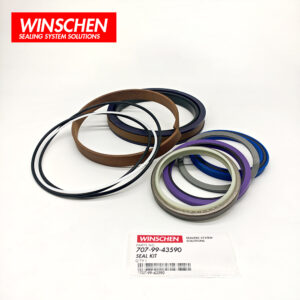 WINSCHEN 707-99-43590 steering cylinder seal kit for Komatsu WA600-3 and WA600-3L wheel loaders