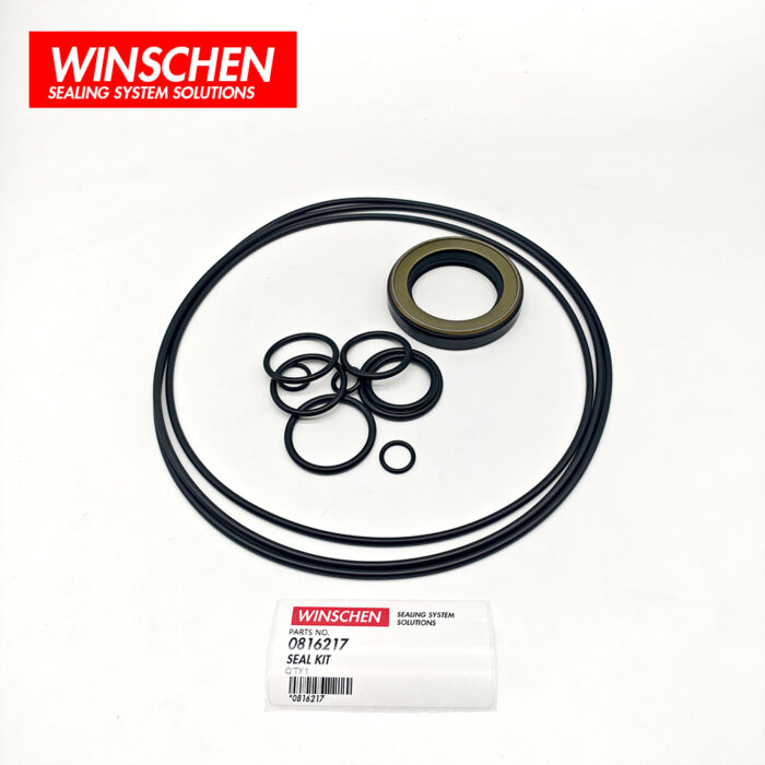 0816217 SWING MOTOR SEAL KIT 2 WINSCHEN 0816217 swing motor seal kit for Hitachi equipment, product photo 2