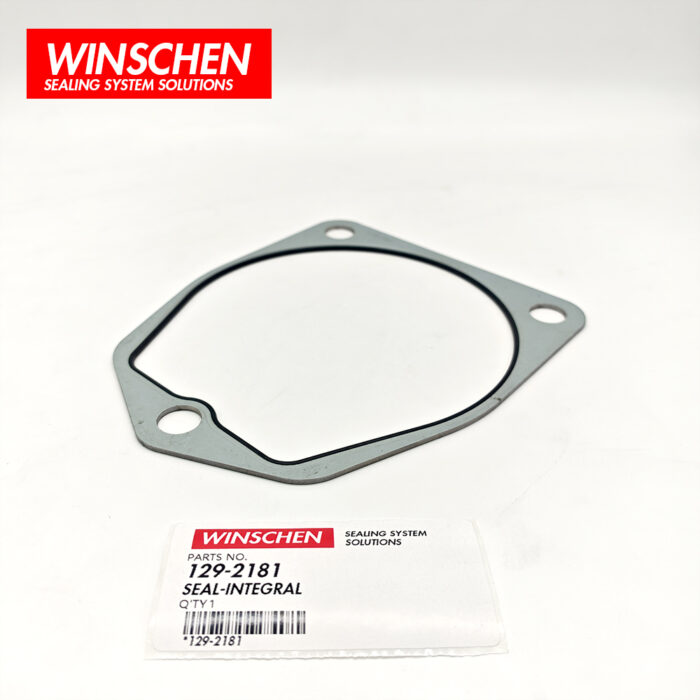 129-2181 SEAL-INTEGRAL 2 WINSCHEN 129-2181 integral seal for Caterpillar, angled view showing sealing profile