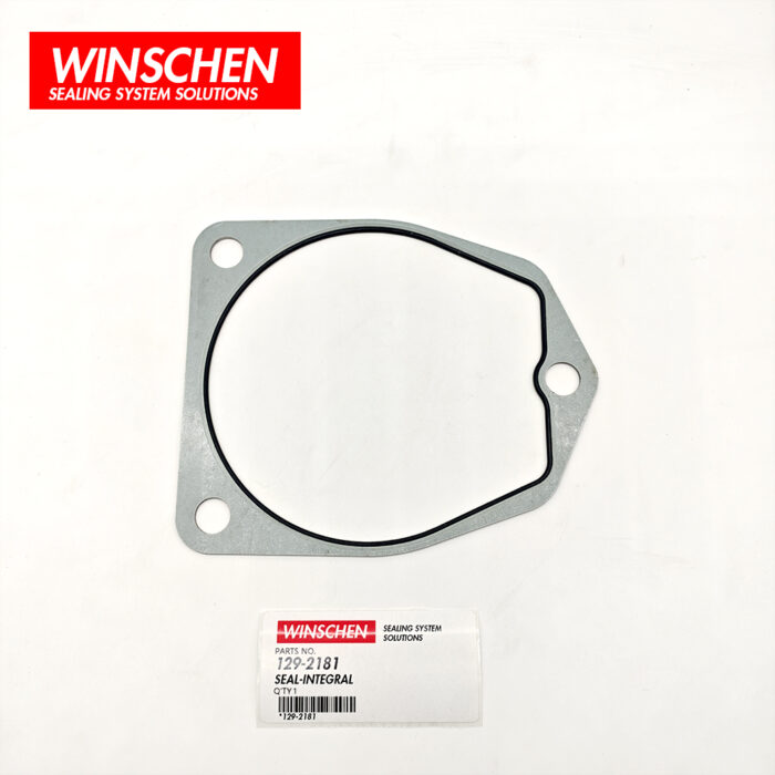 129-2181 SEAL-INTEGRAL 3 WINSCHEN 129-2181 integral seal for Caterpillar, alternate top view with product label