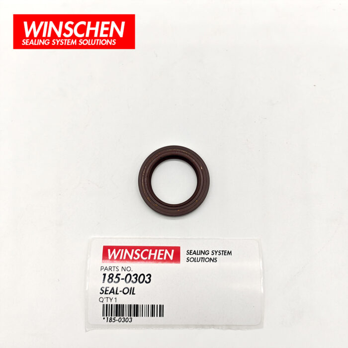 185-0303 OIL SEAL 3 WINSCHEN 185-0303 lip type oil seal for Caterpillar, top front view