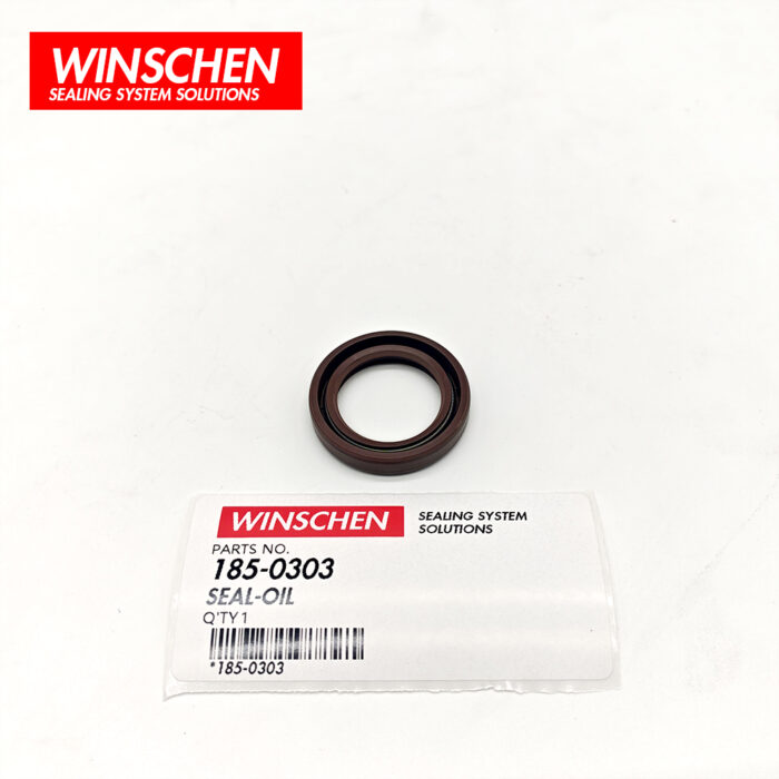 185-0303 OIL SEAL 5 WINSCHEN 185-0303 lip type oil seal for Caterpillar, elevated reverse view