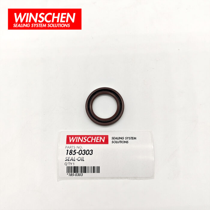 185-0303 OIL SEAL 6 WINSCHEN 185-0303 lip type oil seal for Caterpillar, top reverse view