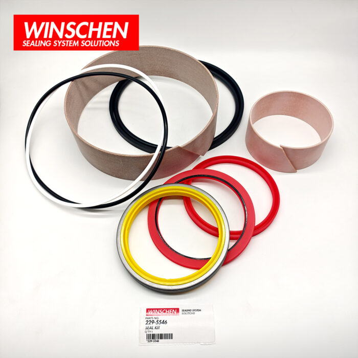 WINSCHEN 229-5546 tilt cylinder seal kit for Caterpillar, overview with product label